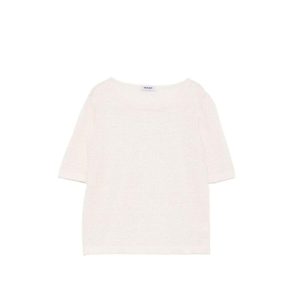 Base Women Linen And Cotton Blend Sweater